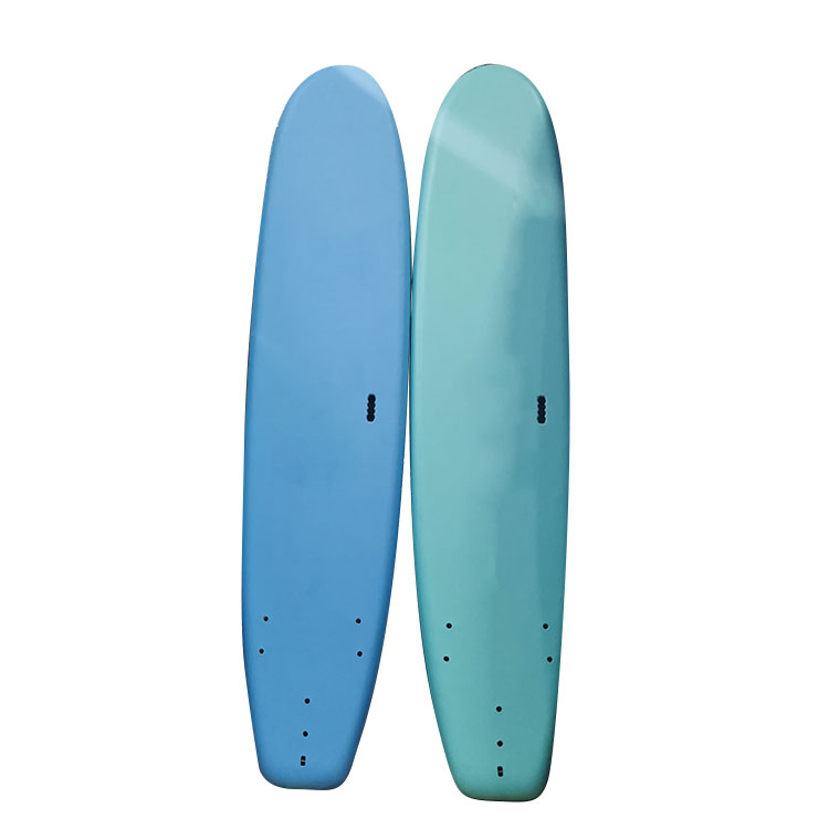 Blue Soft Top Surfboard 8ft ສໍາລັບການຝຶກອົບຮົມ